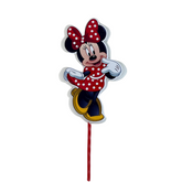 VELA 2D FORMA MINNIE ROJA